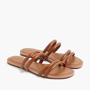 J. Crew Seaside Slide Sandals Double Strap 9
